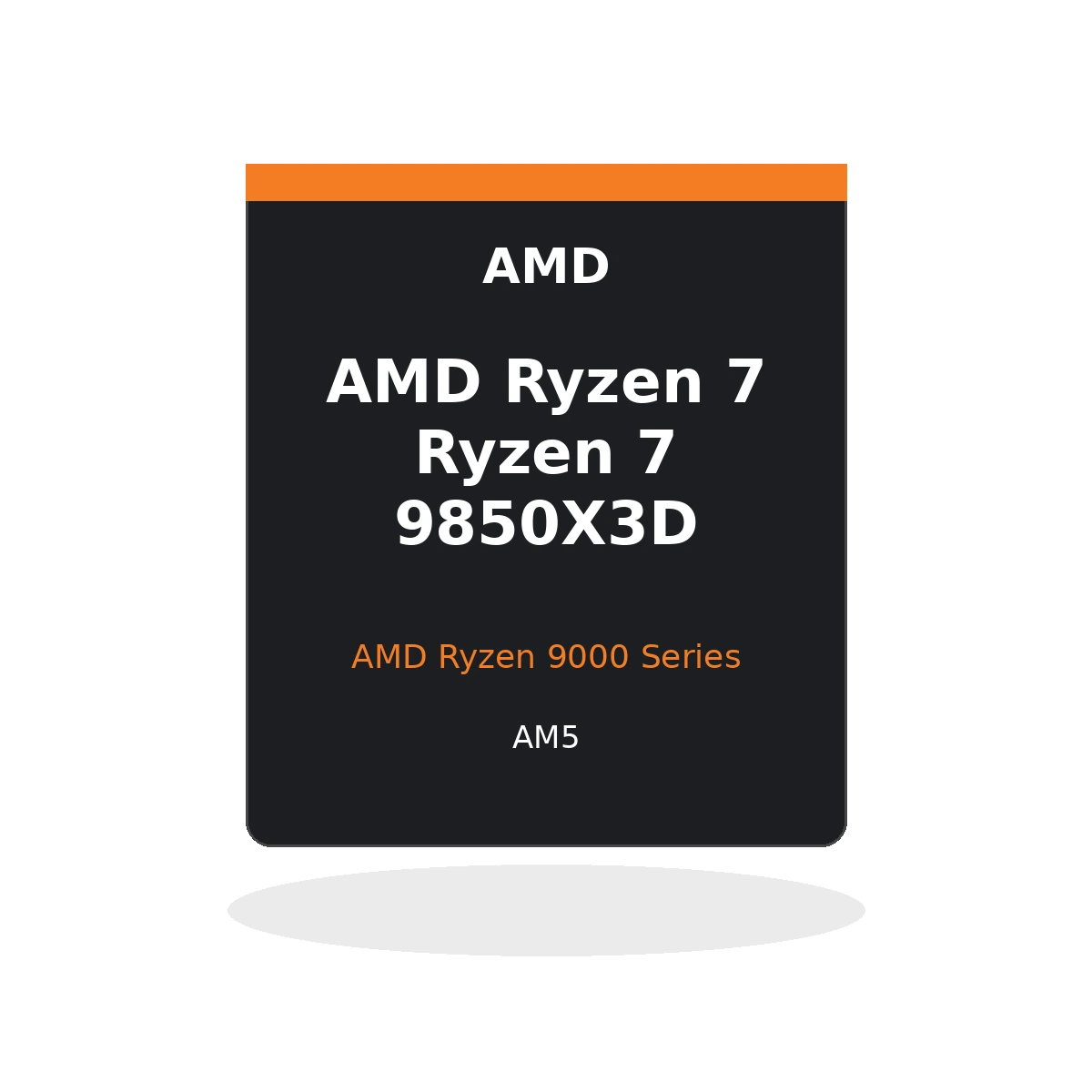 AMD Ryzen 7 Ryzen 7 9850X3D processor