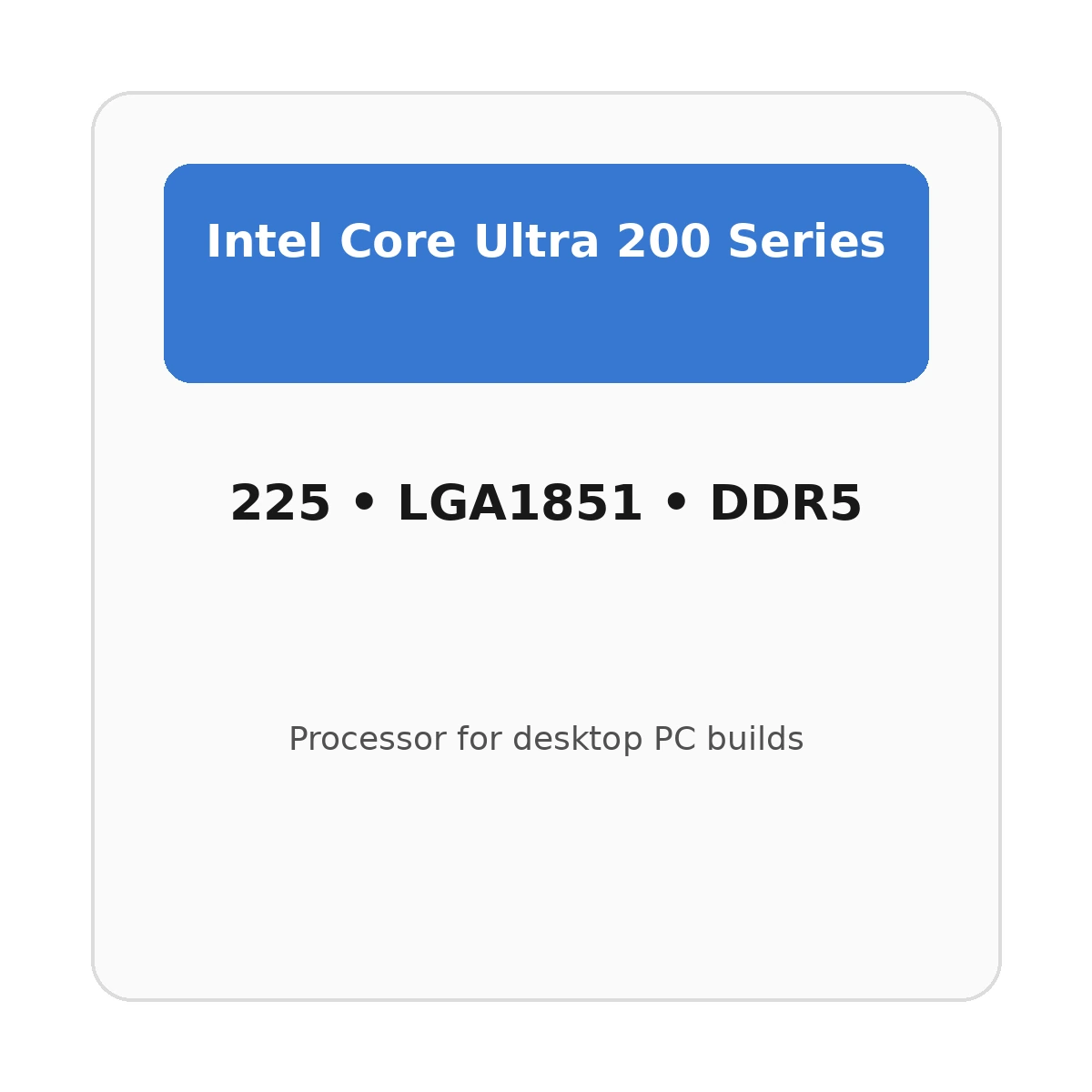 Intel Core Ultra 5 225 processor